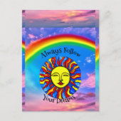 Volg altijd je dromen briefkaart (Voorkant)