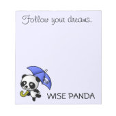 Volg altijd je dromen notitieblok (Voorkant)