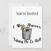 Volg altijd mijn ex kaart (Voorkant)