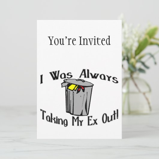 Volg altijd mijn ex kaart (Staand voorkant)