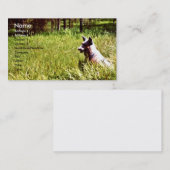 Volg de Bossen Het profiel van het visitekaartje v (Voorkant / Achterkant)