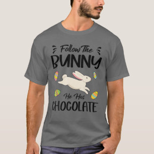 Volg de Bunny die hij verkiesbare paasdag heeft T-shirt
