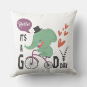 Volg de ellephant Decorative Pillow Kussen (Achterkant)