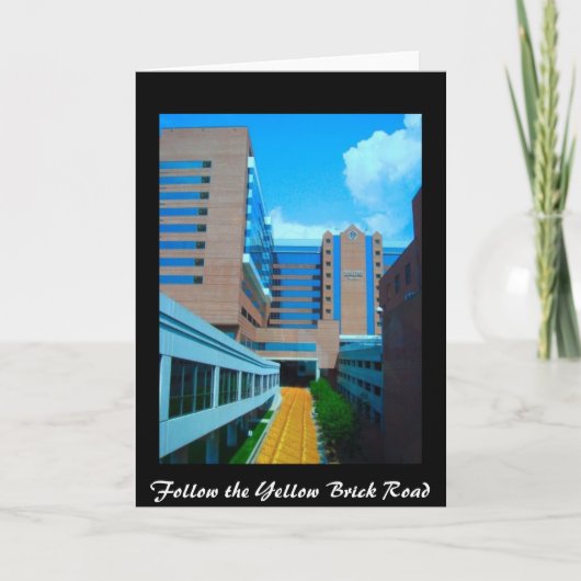 Volg de Gele Weg van de Baksteen Kaart (Voorkant)