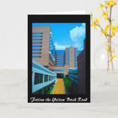 Volg de Gele Weg van de Baksteen Kaart (Gele Bloem)