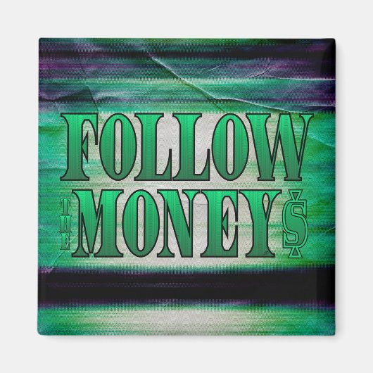 Volg de Grunge Magneet (Voorkant)