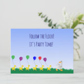 Volg de kudde Uitnodiging (Staand voorkant)