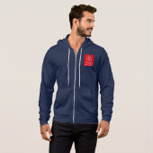 Volg de Lamb Zip Hoodie (Voorkant volledig)