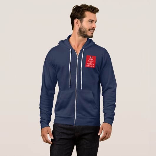 Volg de Lamb Zip Hoodie (Voorkant volledig)
