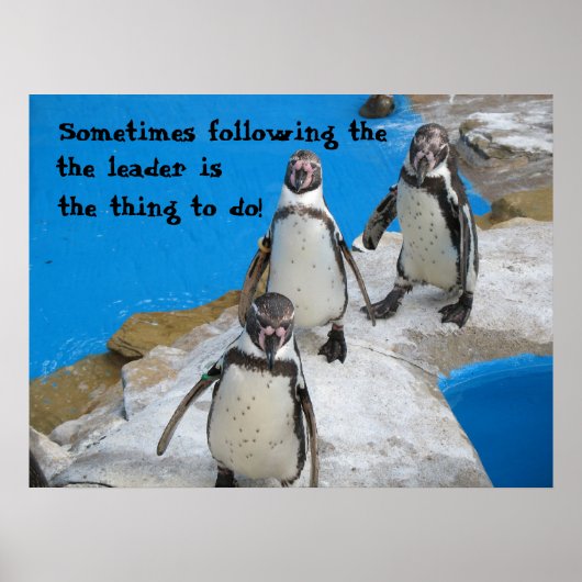 Volg de Leader Poster (Voorkant)