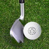 'Volg de Leider' Aangepast Monogram Golfballen