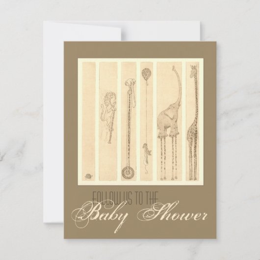 Volg de leider [giraffe] kaart (Voorkant)