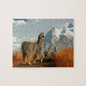 Volg de Llama Legpuzzel (Horizontaal)