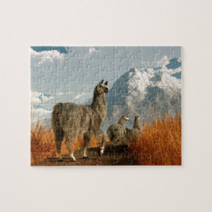 Volg de Llama Legpuzzel