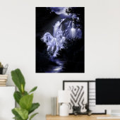 Volg de maan poster (Thuiskantoor)