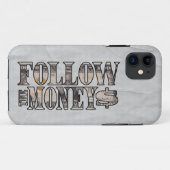 Volg de Money - Bill Case-Mate iPhone Case (Achterkant (horizontaal))