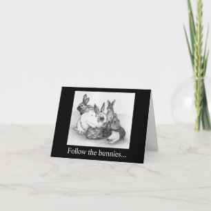 Volg de paaskonijntjes, ze hebben de chocolade kaart