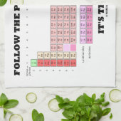 Volg de periodieke tabel Het is de wet (chemie) Theedoek (Gevouwen)