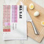 Volg de periodieke tabel Het is de wet (chemie) Theedoek (Quarter Fold)