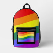 Volg De Regenboog Bedrukte Rugzak (Voorkant)