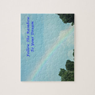 Volg de Regenboog naar je Droompuzzel Legpuzzel