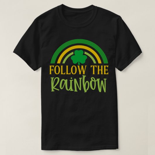 Volg de regenboog t-shirt (Design voorkant)
