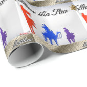 Volg de ster cadeaupapier (Rol Hoek)