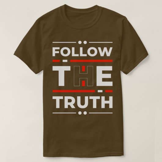 Volg de T T-shirt (Design voorkant)