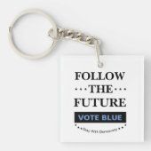 Volg de toekomst sleutelhanger (Voorkant)