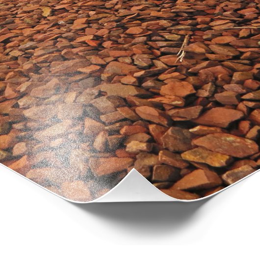 Volg de Tracks Foto Afdruk (Hoek)