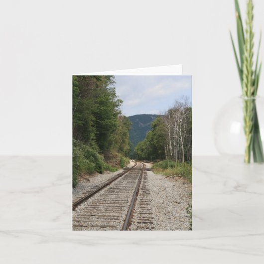 Volg de Train Tracks Note Kaart (Voorkant)
