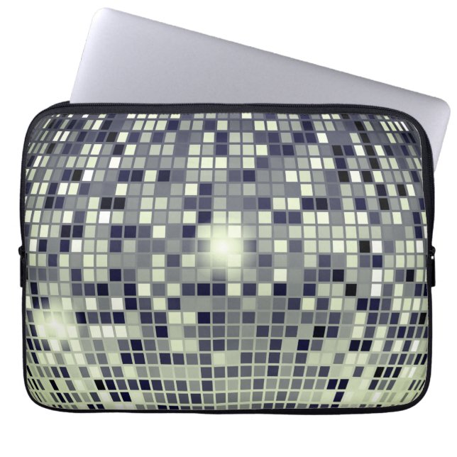 Volg de Vraag van de Bal Disco Laptop Sleeve (Voorkant)