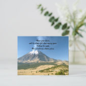 Volg de weg van Christus Briefkaart (Staand voorkant)