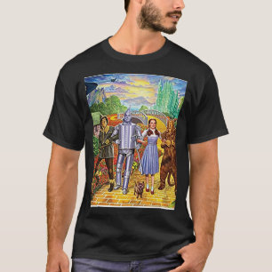 Volg de Yellow Brick Road Wizard van Oz T-shirt