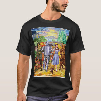 Volg de Yellow Brick Road Wizard van Oz T-shirt
