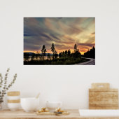 Volg de zon poster (Keuken)