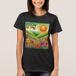 Volg de zon t-shirt