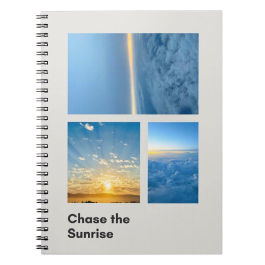 Volg de zonsopgang notitieboek (Voorkant)