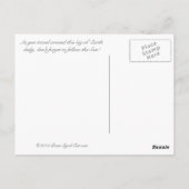 Volg de zoon. Christelijk bericht op een Briefkaar Briefkaart (Achterkant)