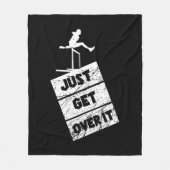 Volg en veld - Ga er gewoon over Fleece Deken (Voorkant)