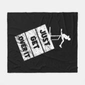 Volg en veld - Ga er gewoon over Fleece Deken (Voorkant (Horizontaal))