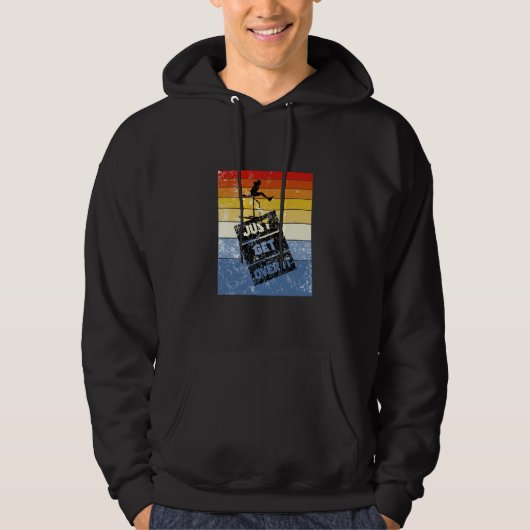 Volg en veld - Ga er gewoon over Hoodie (Voorkant)