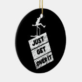 Volg en veld - Ga er gewoon over Keramisch Ornament (Rechts)