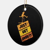 Volg en veld - Ga er gewoon over Keramisch Ornament (Links)