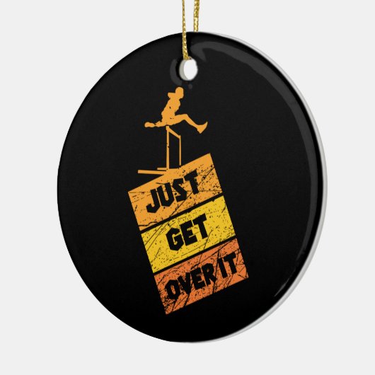 Volg en veld - Ga er gewoon over Keramisch Ornament (Links)