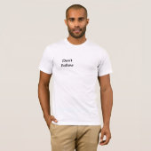 Volg geen Maga Sheep Mannen T-shirt (Voorkant volledig)
