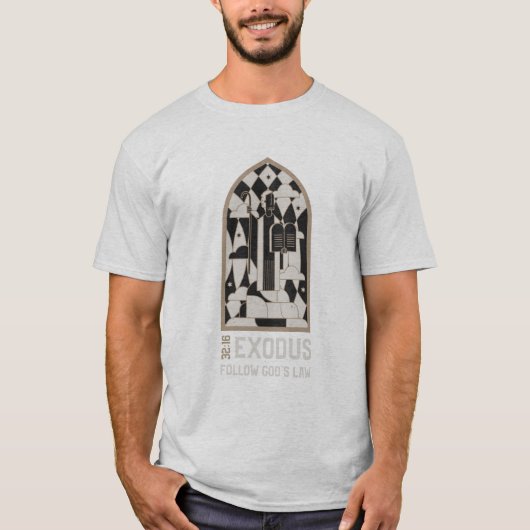 Volg Gods Wet Christelijk T-shirt (Voorkant)