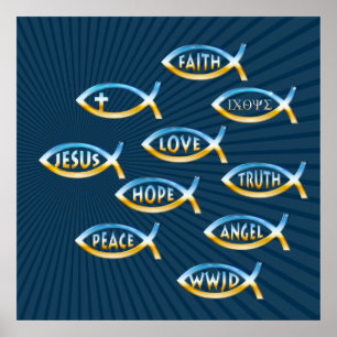 Volg hem   CHRISTELIJK INSPIREREND Poster