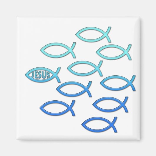 Volg hem - Christelijk magneet (Voorkant)