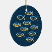 Volg hem - Christelijke versiering Keramisch Ornament (Rechts)